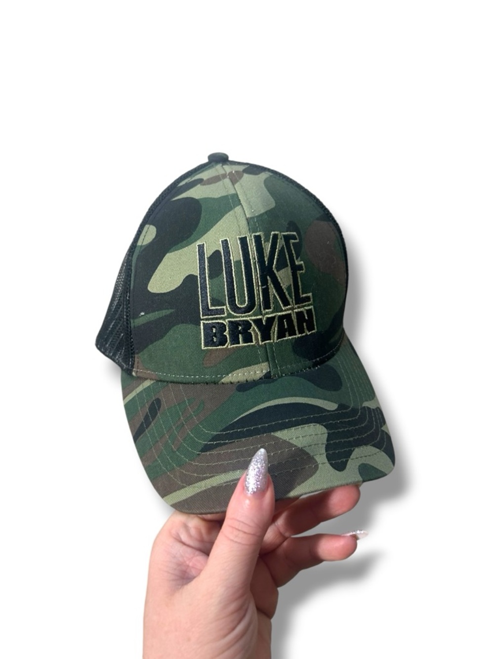 Luke Bryan Mesh Back Camo Trucker Hat Unisex